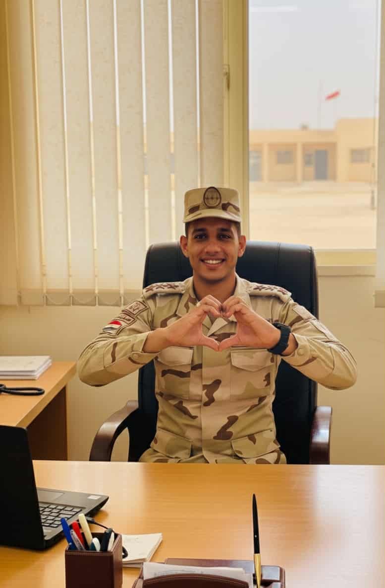 وفاة ظابط جيش بطريق اسكندريه