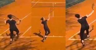 لاعبة التنس هاجر عبد القادر