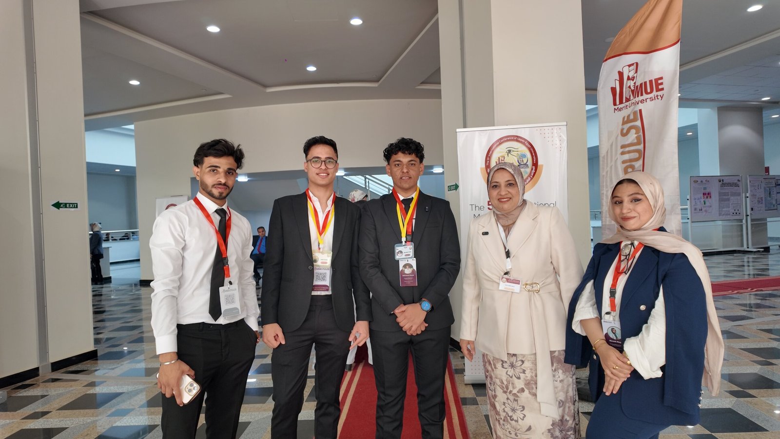 تيم MED PULSE جامعة ميريت مع د. صفاء سعيد 