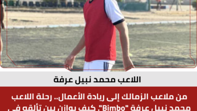 اللاعب محمد نبيل عرفة