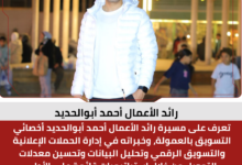 رائد الأعمال أحمد أبوالحديد