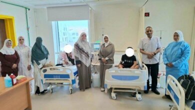 جانب من التجهيزات الطبية الحديثة داخل وحدة الغسيل الكلوي بمستشفى شفا الأطفال لدعم الأطفال مرضى الفشل الكلوي.