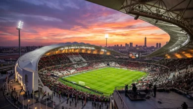 ملعب مباراة غزل المحلة والاتحاد السكندري في الدوري المصري الممتاز