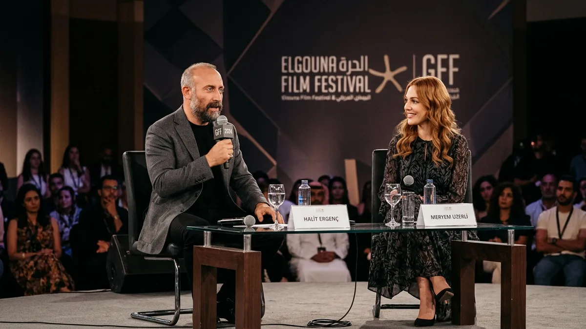 ندوة وجلسة حوارية مع خالد أرغنتش ومريم أوزرلي في مهرجان الجونة السينمائي