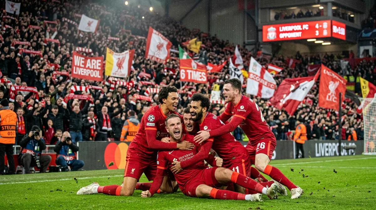 مباراة ليفربول وفياريال ريمونتادا أنفيلد