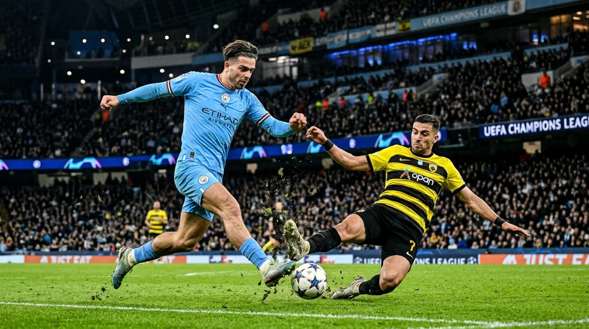 مباراة مانشستر سيتي وأيك أثينا على ملعب الاتحاد بدوري أبطال أوروبا 2026