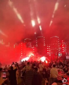 شكوى بشأن واقعة فرح وتعطيل الحركة المرورية بمدينة العبور على طريق خط 10