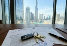 Official Eviction Notice in UAE legal document and tenancy contract 2026